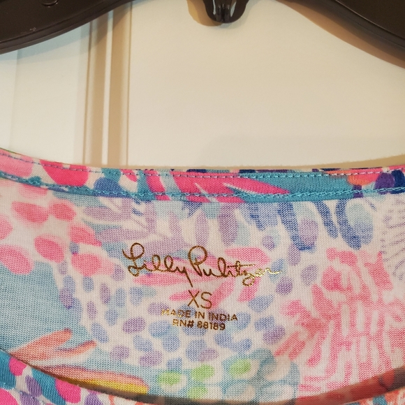 Lilly Pulitzer Geanna Swing Dress Multi Splendor In The Sand XS - Picture 7 of 10